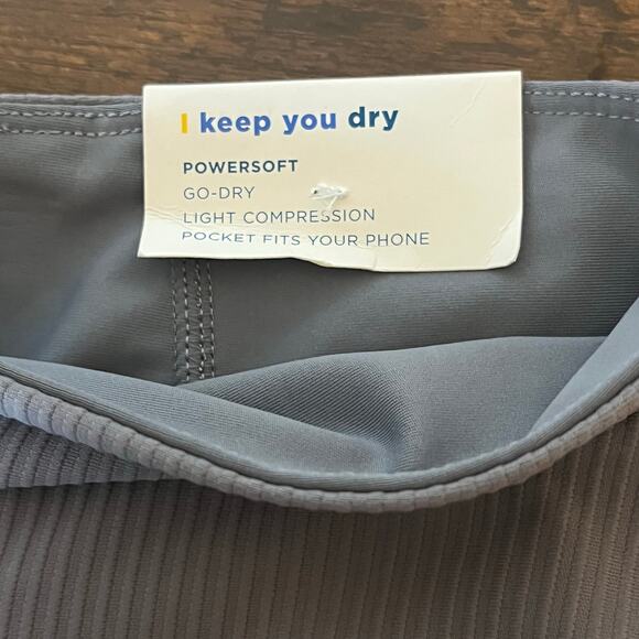 NWT Old Navy Active Powersoft High Rise Gray Leggings with Pockets Size Small - Picture 7 of 10